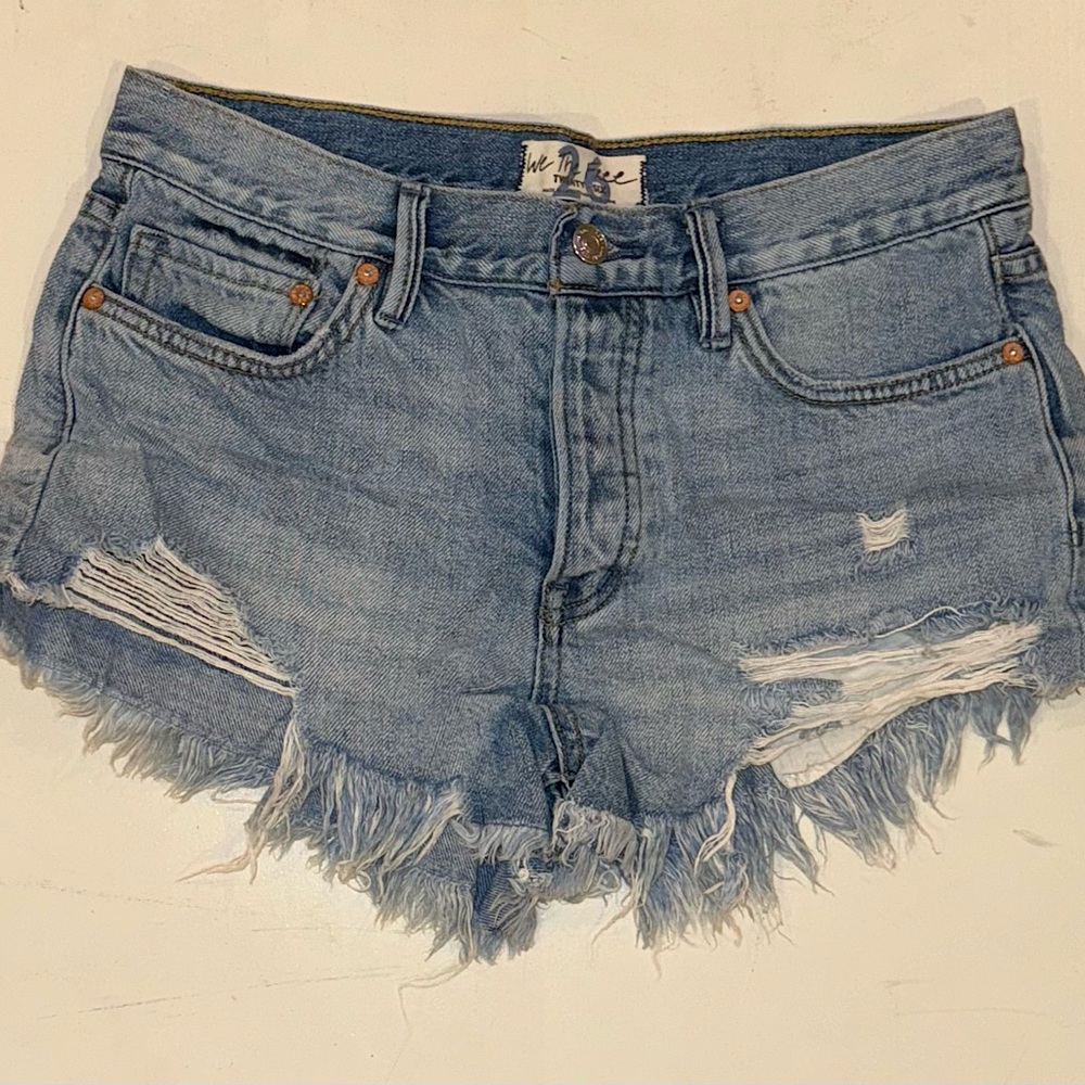 Free People Denim Shorts Size 26